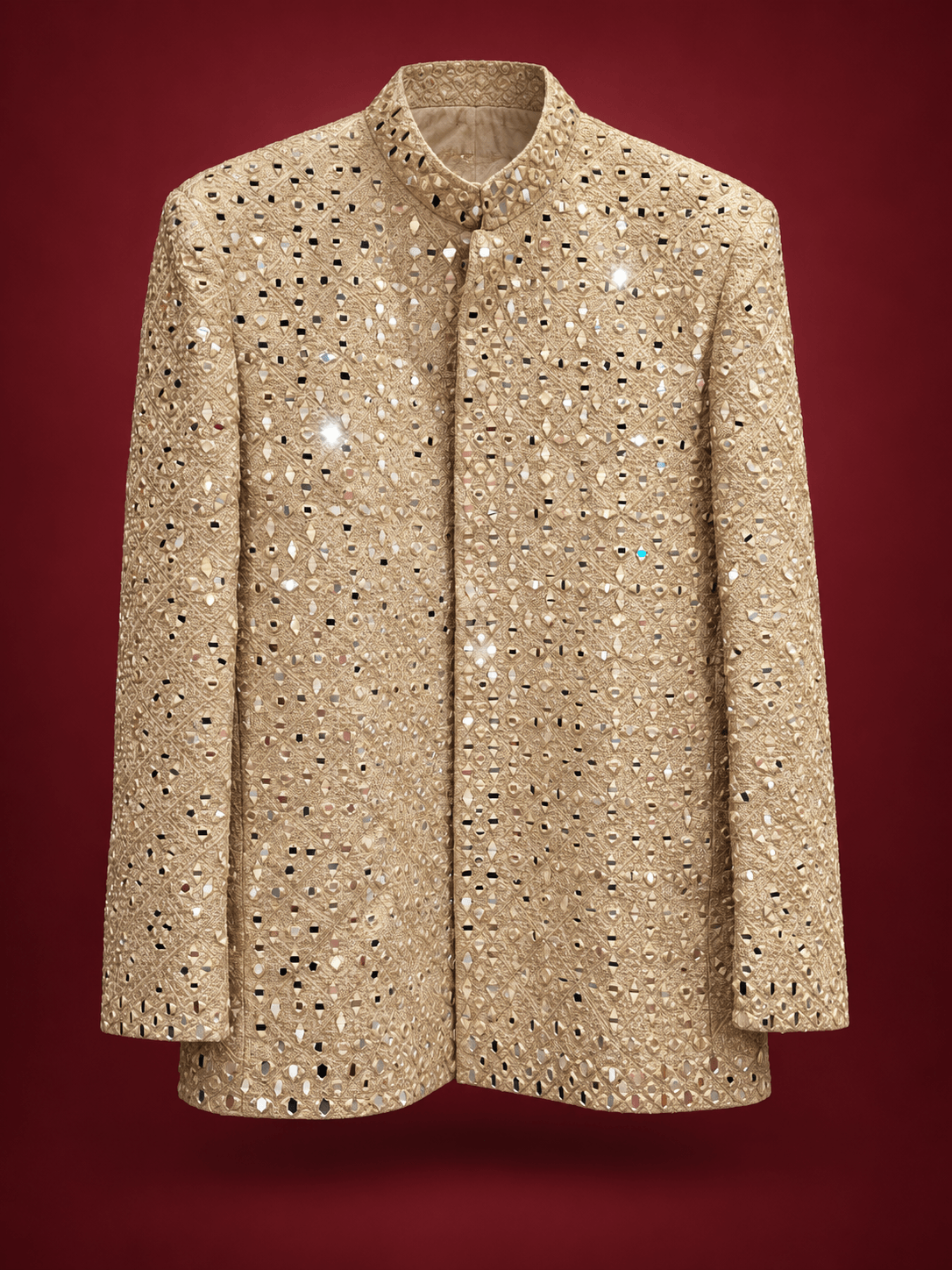 Gold Mirrorwork Prince Coat