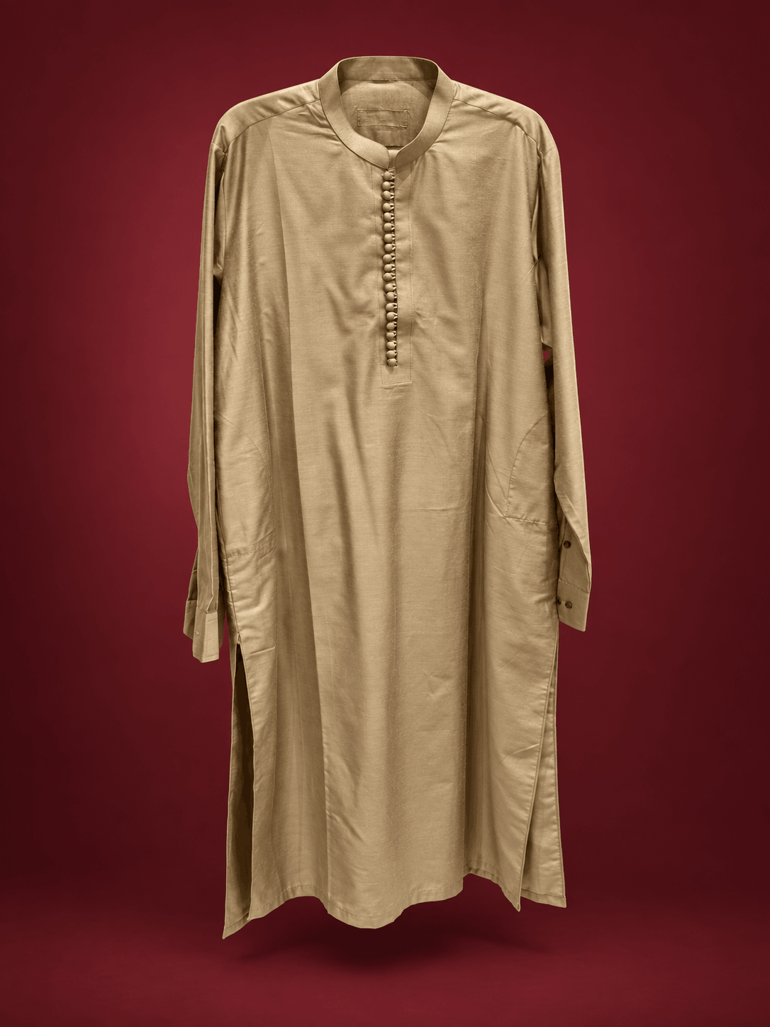 Champagne Silk Kurta